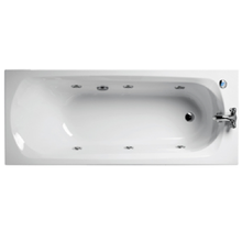 Velox 1700x700mm Bath with Basic Whirlpool System