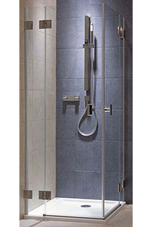 štvorcový sprchovací kút NIVEN 80 a 90 s krídlovými dverami
