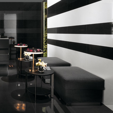 Admiration Bianco Carrara, Admiration Midnight Black Admiration Midnight Black Squares Studio 05Black Levigato