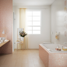 Radiance White Shine Radiance White Flowers C2, Radiance Rose Mosaic Dek Radiance Rose Spigolo, Radiance Rose Spigolo A.E. Doga Vanilla