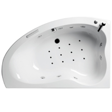 Rohová vaňa Create 1600mm Offset Corner Whirlpool Bath
