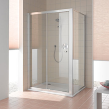 Sprchový kút CADA - D2D - Posuvné dvere 2-diene Design a bočná stena