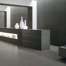 Studio 03Silver Rettificato, Studio 04Grey Rettificato Studio 04Grey Mosaico Linea, Metal Glossy Listello